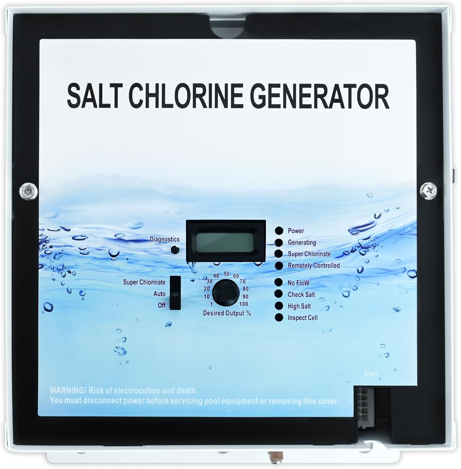 2026 New Upgrade GLX-CTL-RITE Control Unit Replacement for Hayward AQR Goldline Aqua Rite Electronic Salt Chlorine Generator, Compatible with T-Cell-3, T-Cell-9 and T-CELL-15 Salt Cell