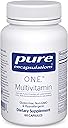 Pure Encapsulations O.N.E. Multivitamin - Once Daily Multivitamin with Antioxidant Complex Metafolin, CoQ10, and Lutein to Support Vision, Cognitive Function, and Cellular Health* - 60 Capsules