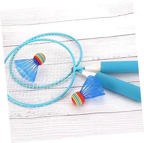 Miniatura 5 de Yardwe 8 Pcs Blue Outfit Sports Badminton Racket with Balls Leisure Suit Kids Suit Kids Supplies Casual Child Outdoor Toy