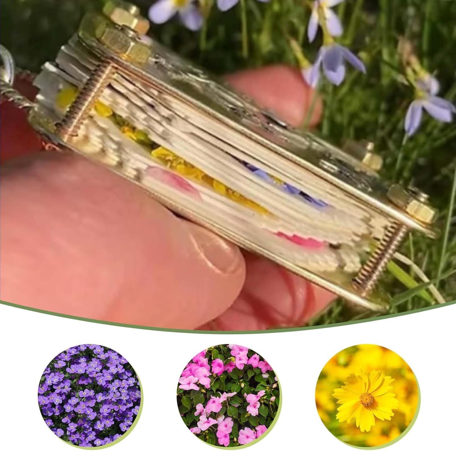 Vimmvid Micro Pressa Per Fiori - Set Da 11 Pezzi Portatile Per Pressatura Fiori E Foglie - Fai Da Te Naturale
