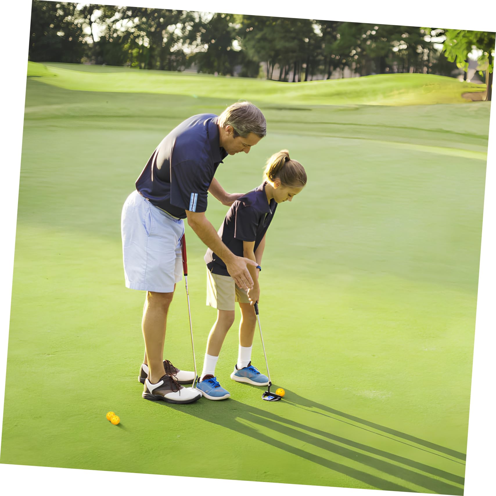 ifundom Golf Übungsbälle Leichte Kunststoffbälle Für Indoor Training Hochsichtbar Langlebig Für Swing Übungen Und Für Heimgebrauch Und Garten
