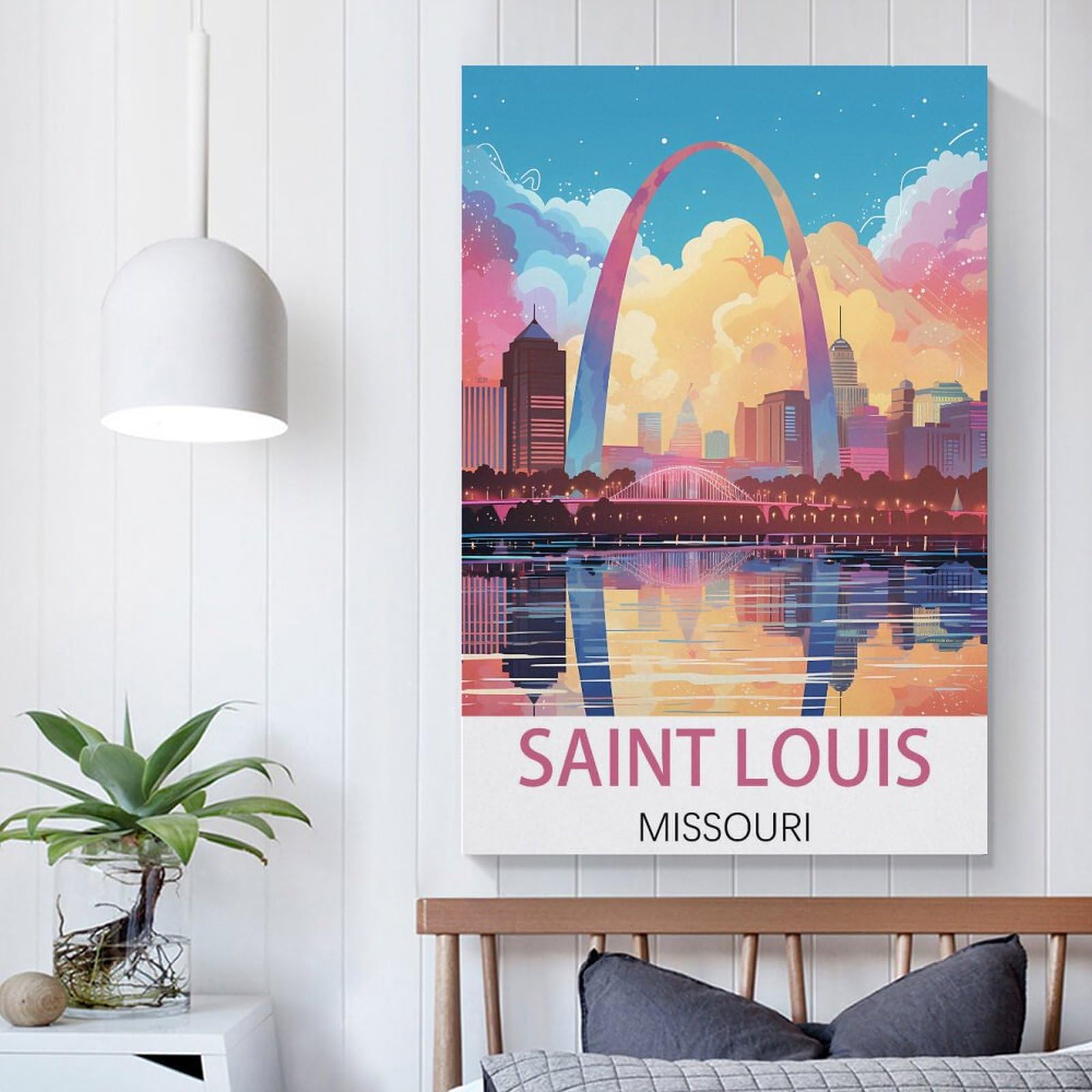 Amazon.com: Saint Louis Missouri Vintage Travel Posters 08x12inch