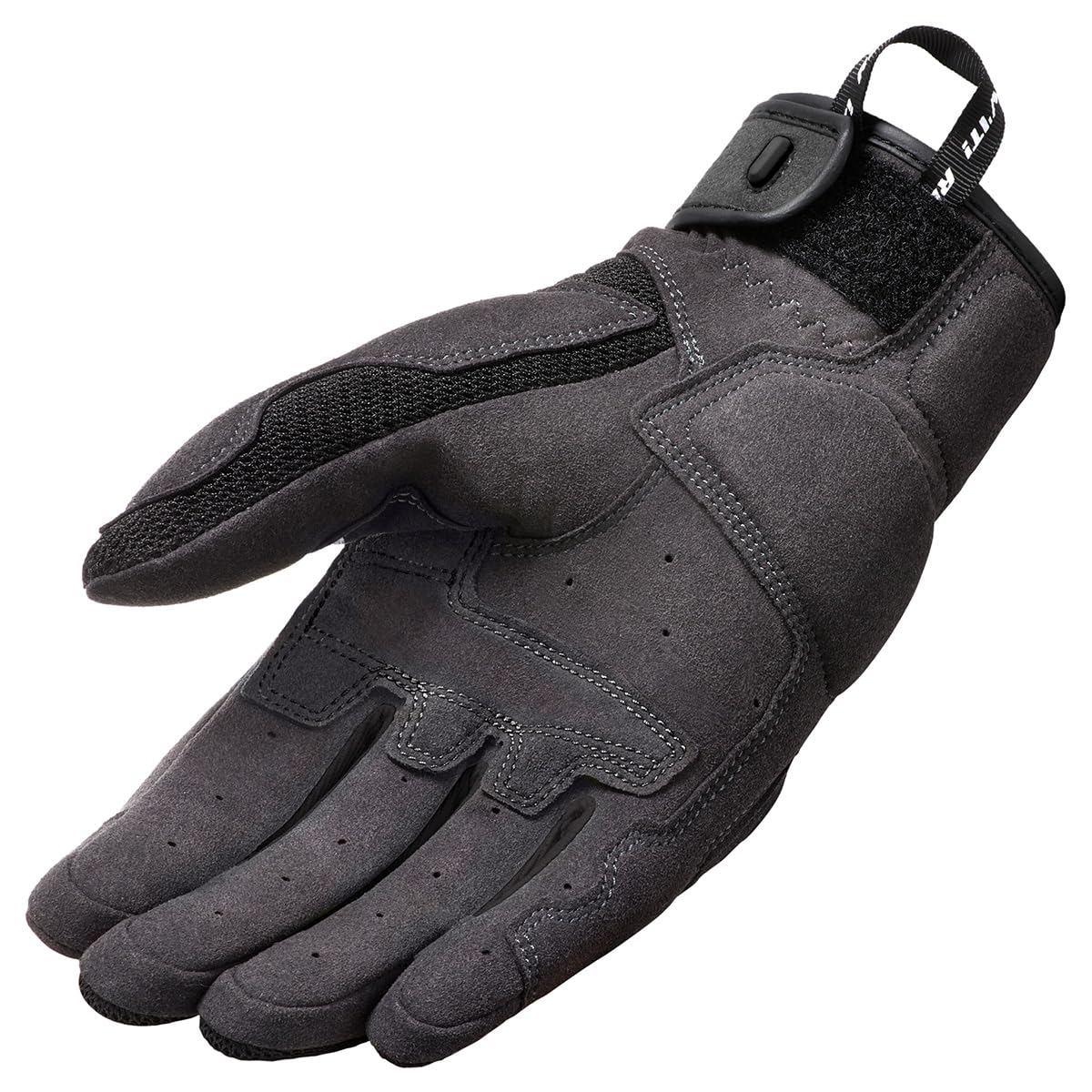 REV'IT! Revit Volcano Guanti da moto, nero/nero, S