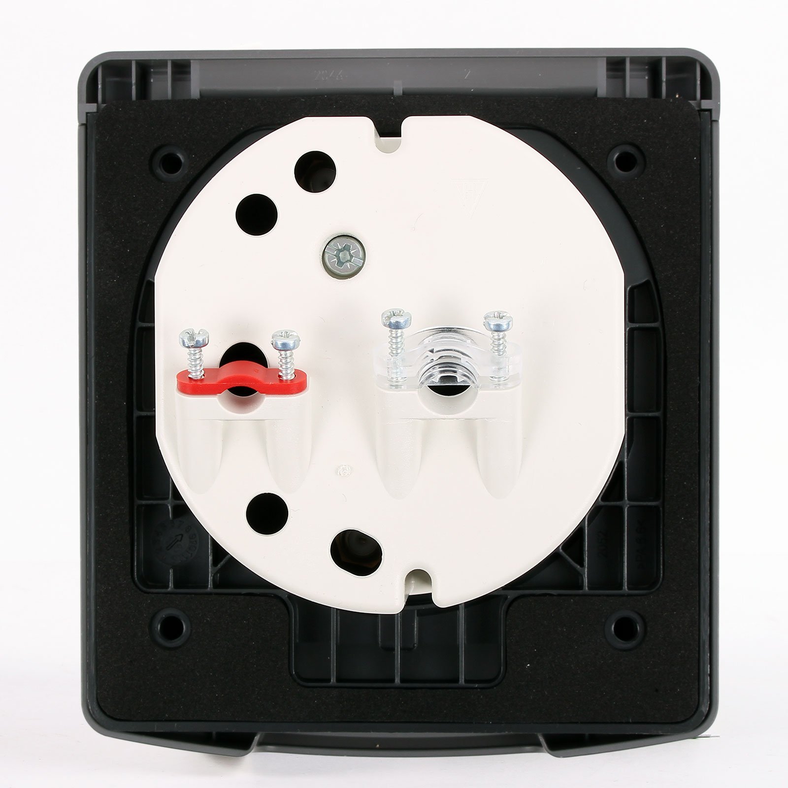 Vorzeltsteckdose Multi 12V und 220V, 2x Sat Grau IP54, Magnetverschluss