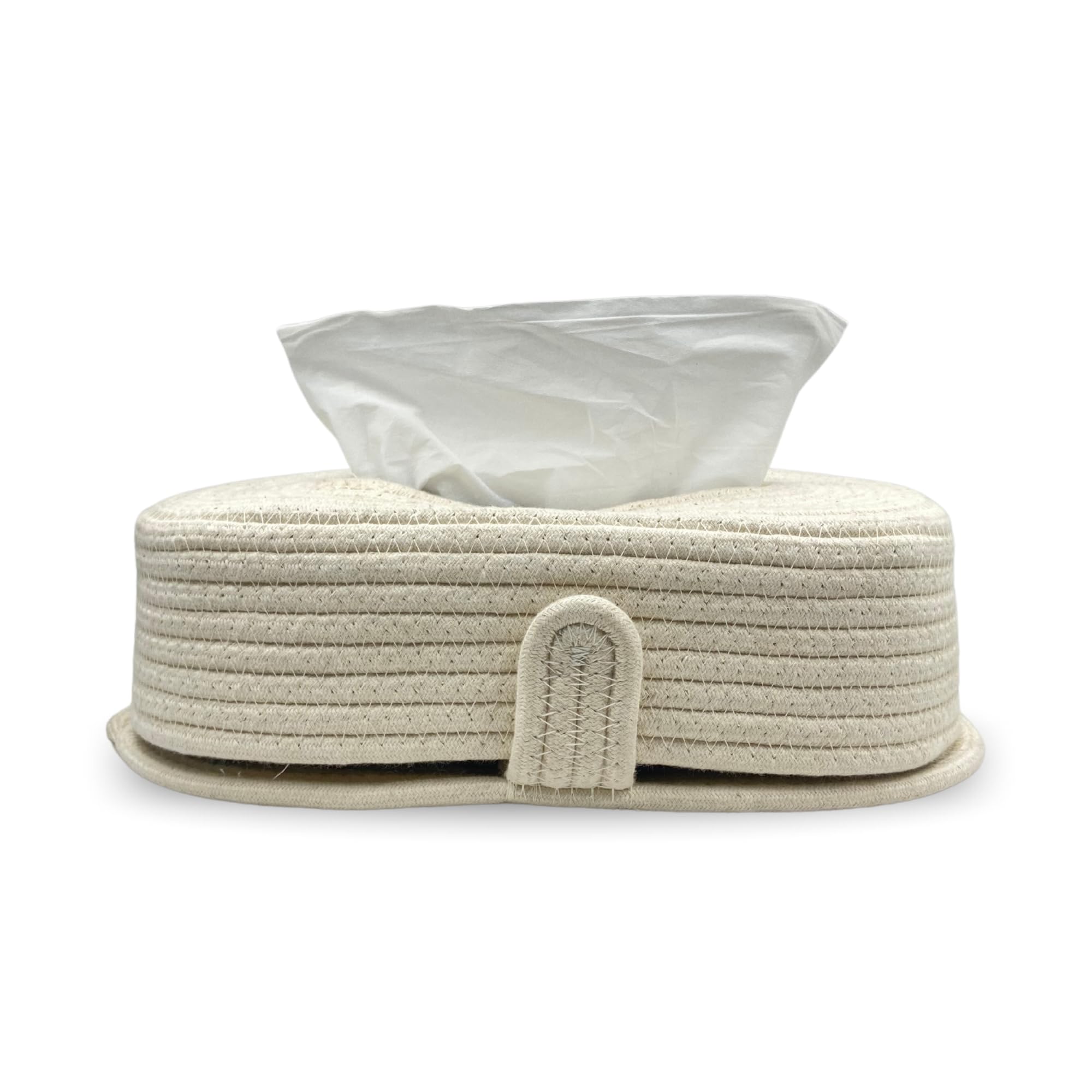 Handcrafted Jute Tissue Box - Natural & Stylish -3 Handcrafted Jute Tissue Box - Natural & Stylish -3