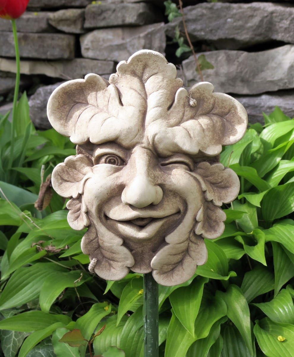 Carruth Studio, Gatekeeper Figurine, Original Sculpture Handcrafted in Stone, Artisan Made