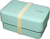 Vista 4 de TAKENAKA Caja Bento rectangular, menta