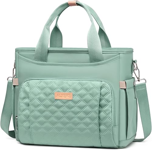 Miniatura 15 de AIJIEKE Lonchera aislada para mujeres, caja de almuerzo, bolsa de almuerzo para el trabajo, bolsa de refrigeración grande a prueba de fugas con