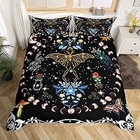 Vista 24 de Juego de funda de edredón de lobo blanco, lobos y parejas, juegos de ropa de cama de animales de safari para niños, niñas, familia de lobos, vida