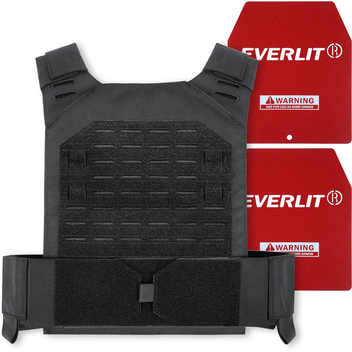 EVERLIT Adjustable Weighted Vest 14 Lbs 20 Lbs Weight Included for Body Weight Training Fitness Workout Running for