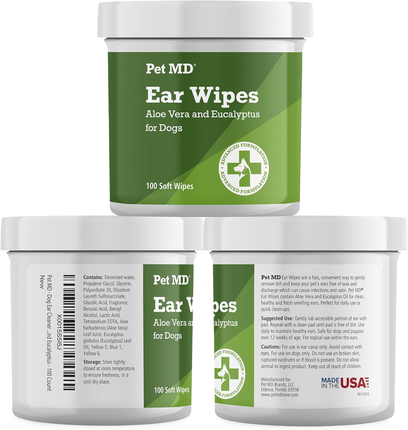 Pet MD Topical Wipes & Ear Wipes