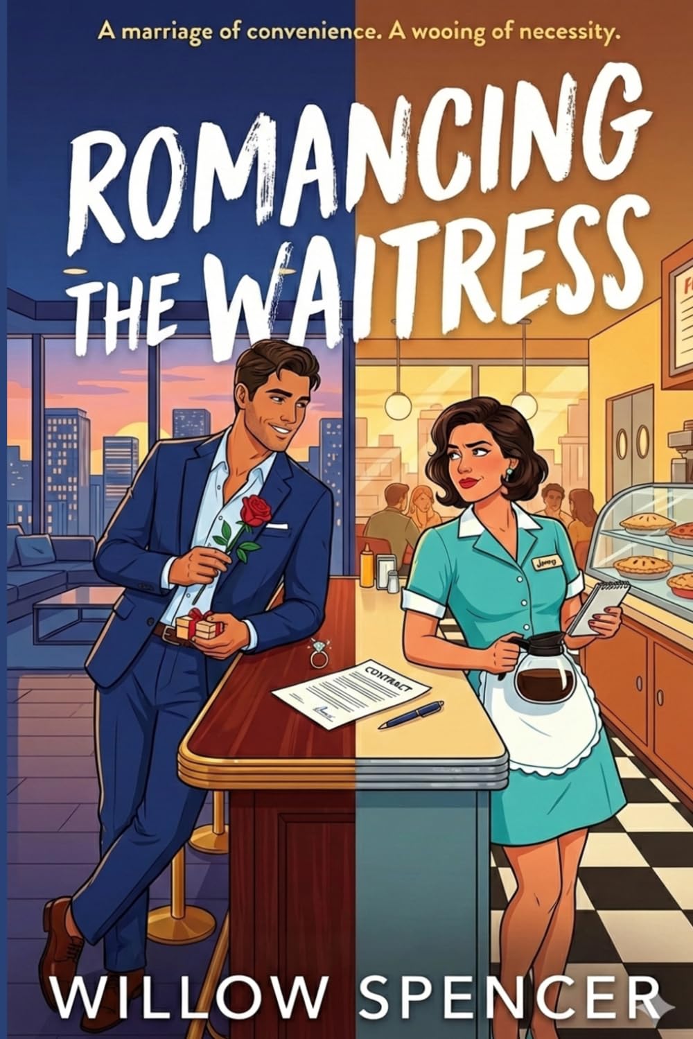 Romancing the Waitress: A Billionaire Marriage of Convenience Romance: 1 (Conveniently Yours)