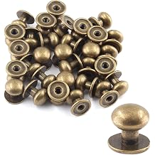 BokWin Bronze Round Head Button Stud Slotted Screws Chicago Screws