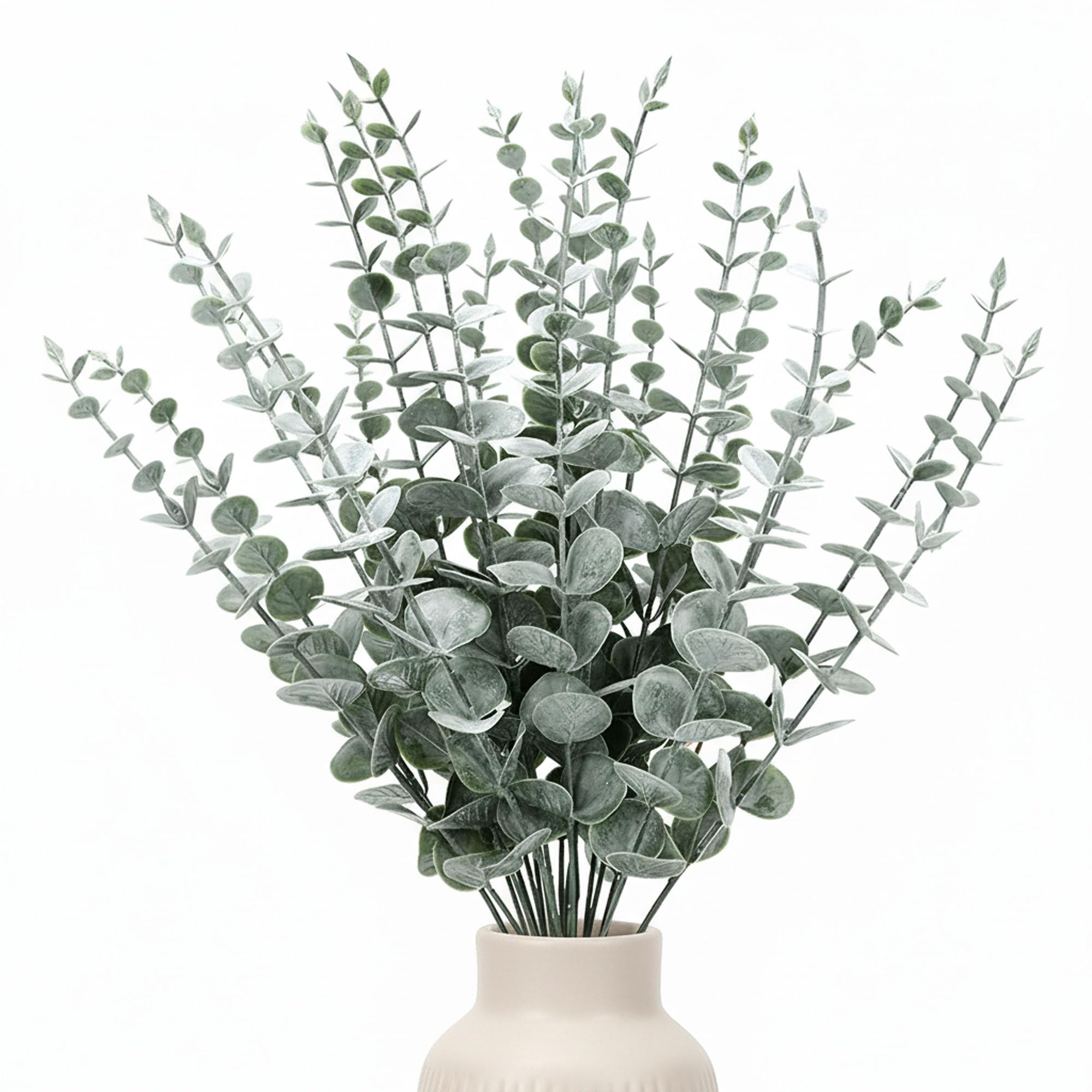 Realistic Eucalyptus Stems - 20 Pack for Home Decor -1