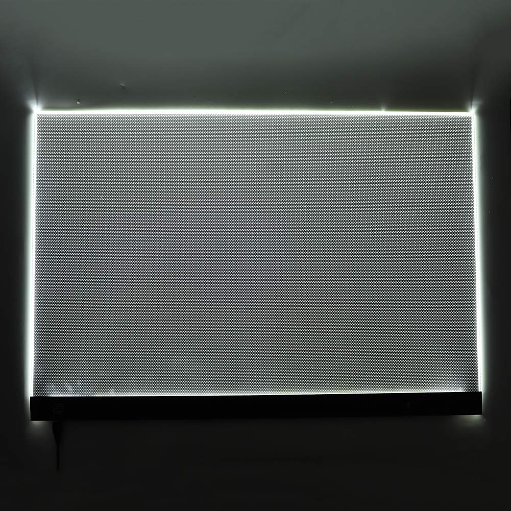 Vistreck Lavagna da Ricalco Luminosa a LED Formato A2 con 3 Livelli di Attenuazione per Schizzi, Disegni e Progetti Artigianali