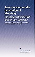 State taxation on the generation of electricity