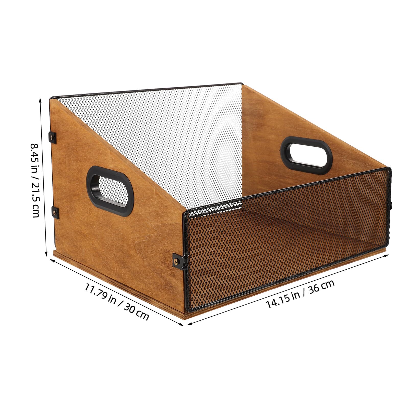 PLAFOPE in Legno per Dischi con Maniglie Organizer per Album e Libri Cassa Porta Vinili Multifunzione Design per Soggiorno e Ufficio