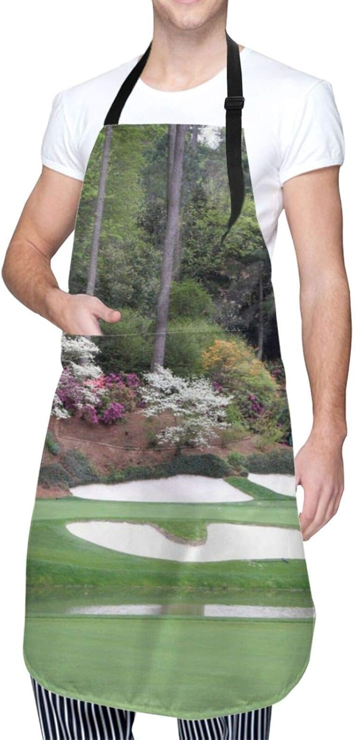 Golf Course Apron for Kitchen, Work Apron, Waterproof, Adjustable