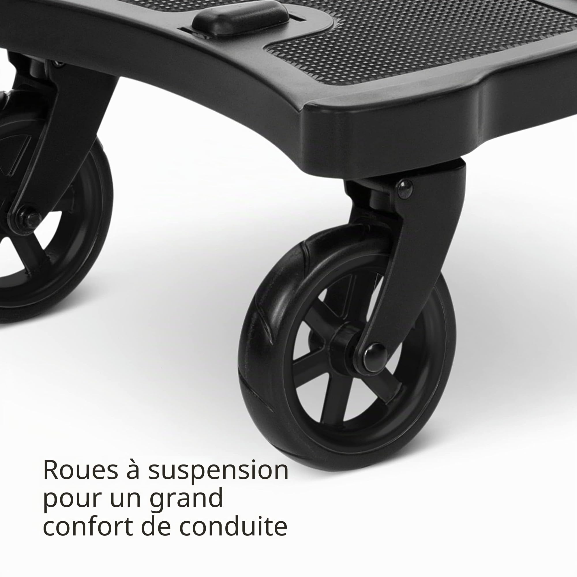 Planche Kiddie Ride On 2 ABC Design – pour Poussettes – Jusqu’à 20kg – Couleur : black