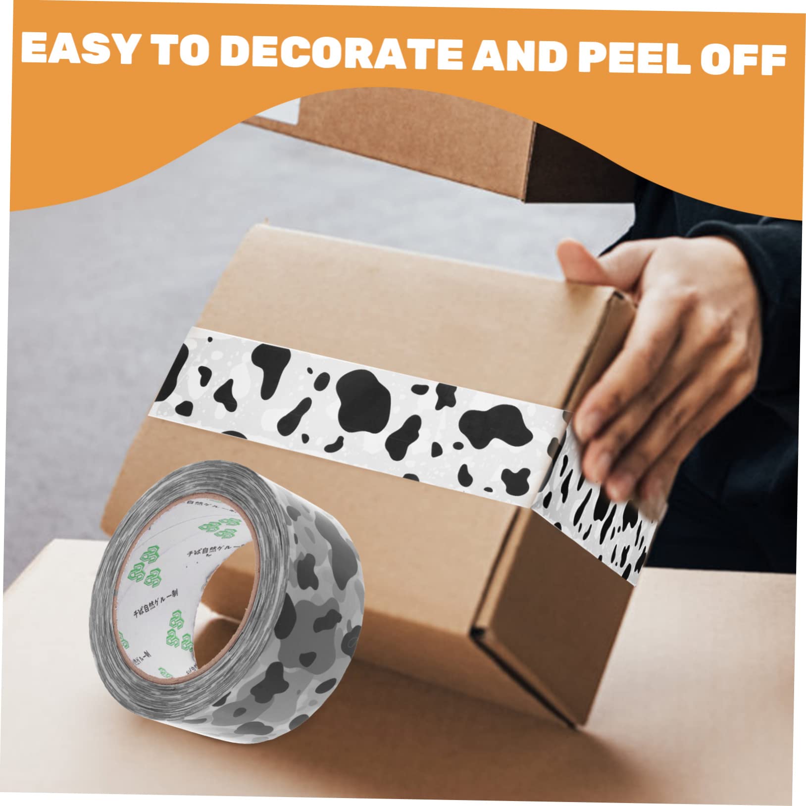 Gadpiparty 5 Cinta Adhesiva de Embalaje con Diseño de Cinta de Sellado para Cajas Decoración Diy y Envíos para Oficinas y Resistente y de Aplicar