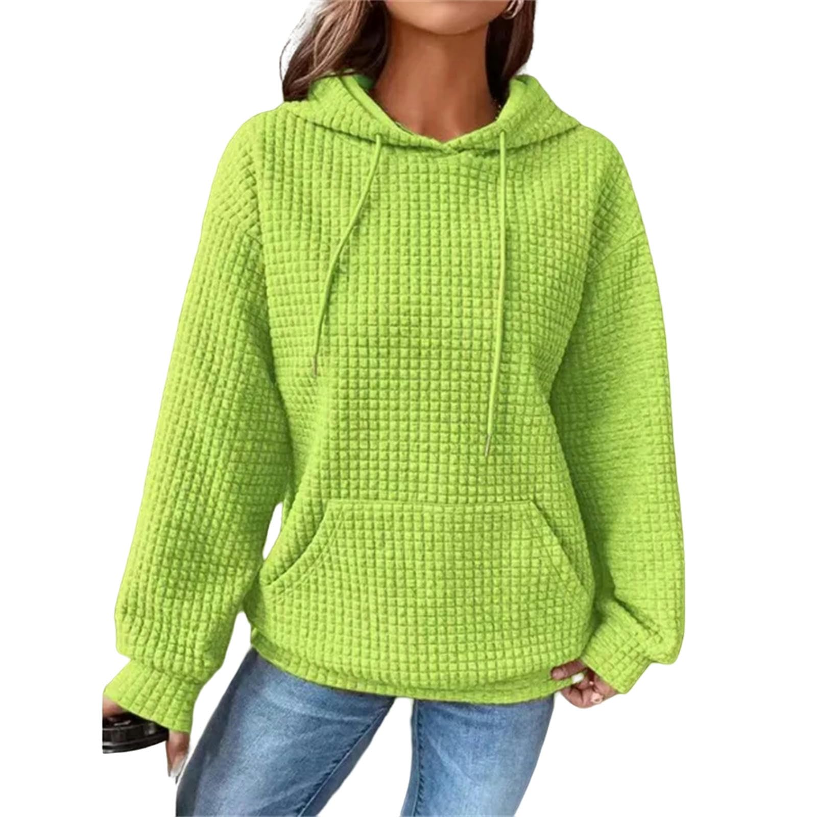 Damskie bluzy z kapturem damskie na jesień i zimę luźne dopasowanie na co dzień bluza z kapturem z długim rękawem solidna bluza biuro pulower