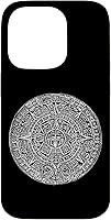 Vista 17 de Aztec Calendar Sun Stone Mexican Mayan Calendario Azteca Case for iPhone 17