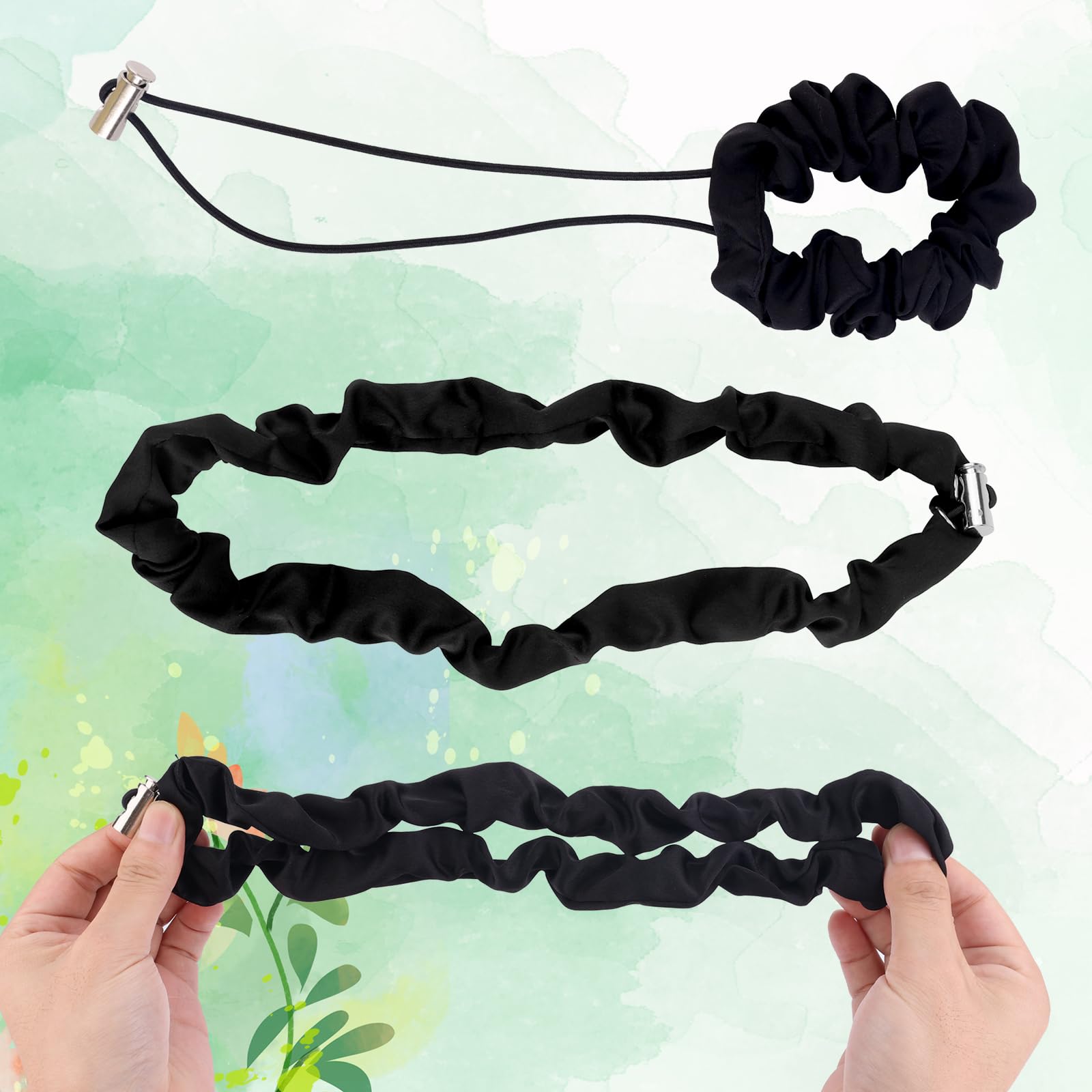 3pcs Adjustable Hair Ties - Image 3