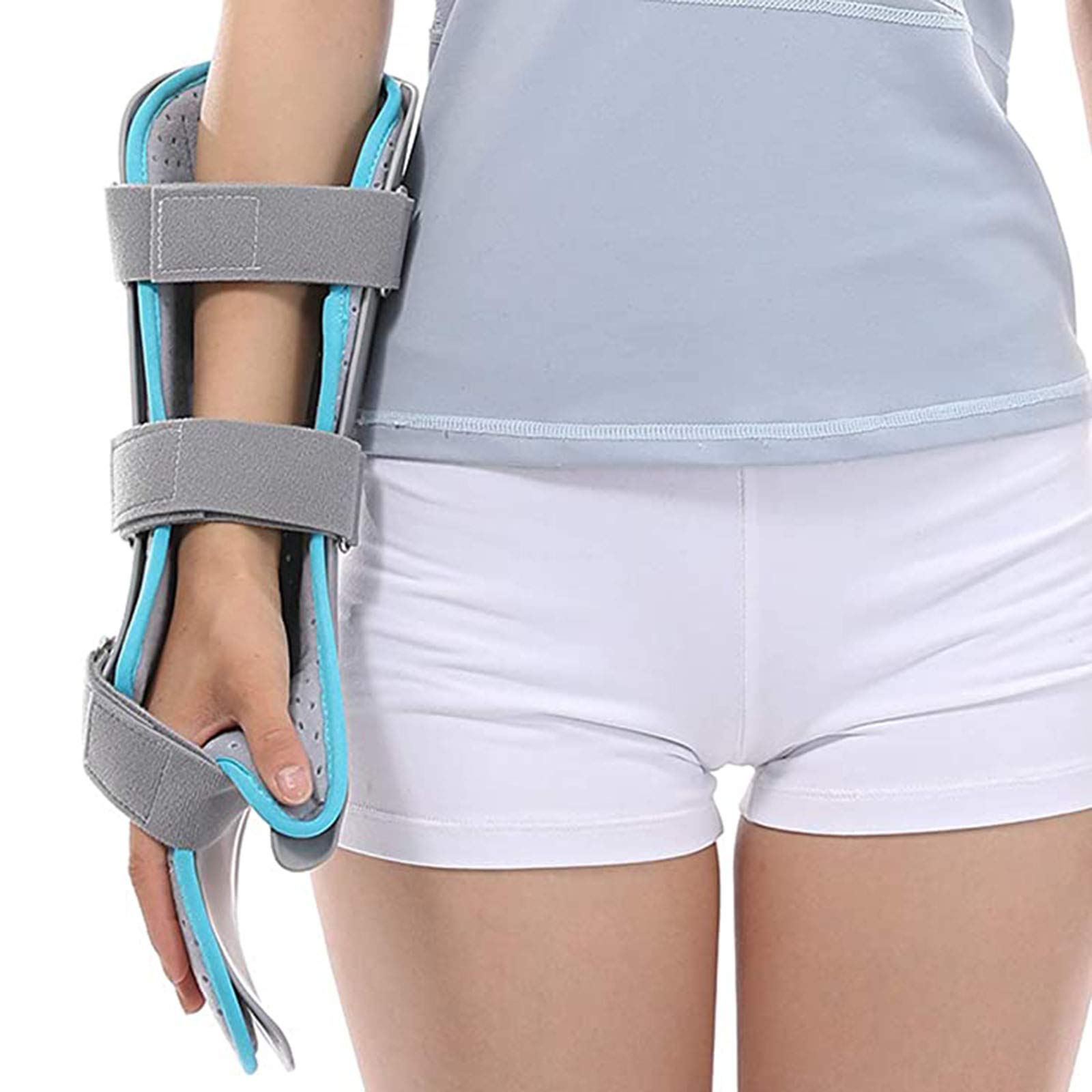 Fascia di Fissaggio per Fratture della Mano Riposo per Mano Stecca da Polso per Dito Tutore per Pollice Stabilizzatore Avvolgente per Artrite, Tendinite, Dolore al Tunnel Carpale,Left