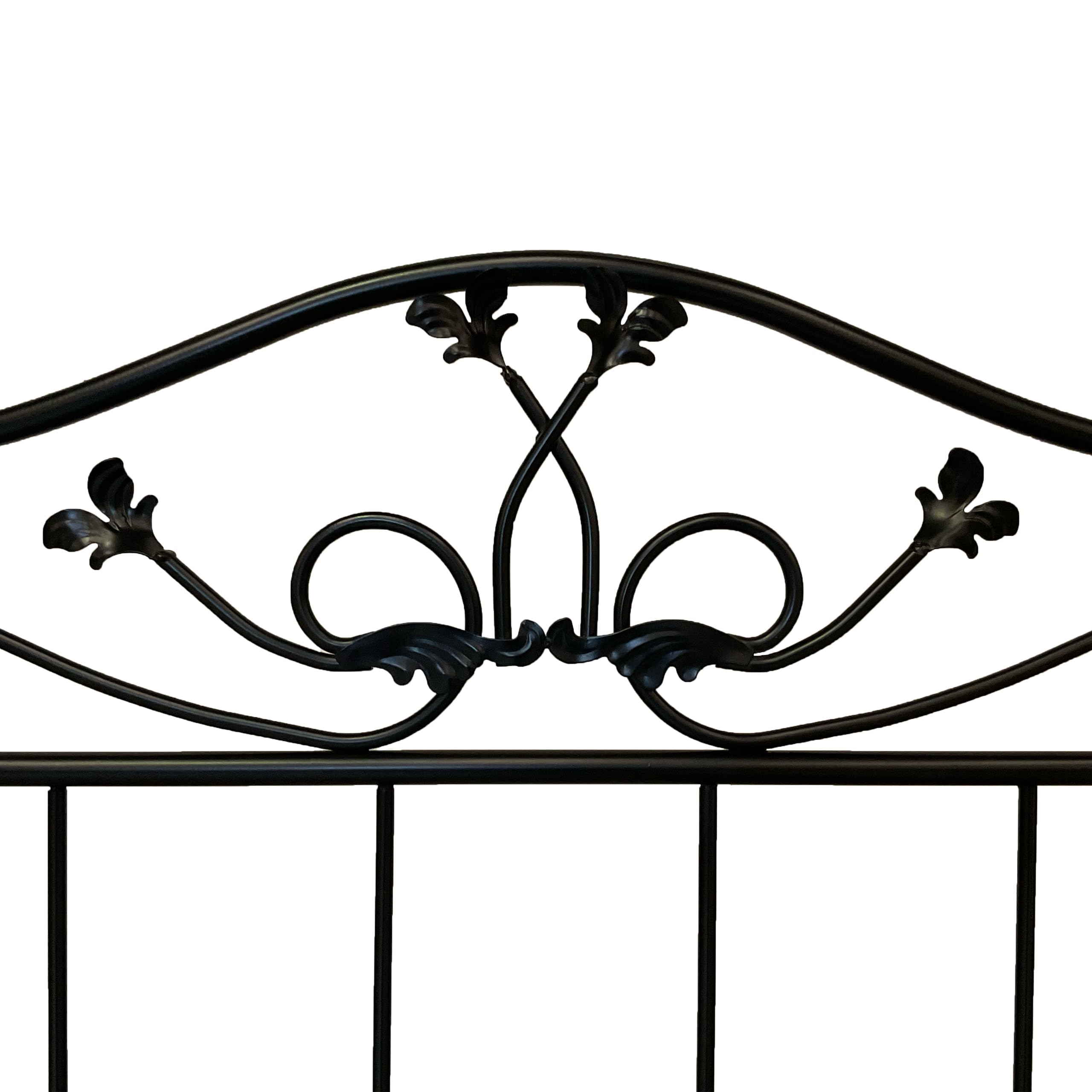 Cabecero Forja Mallorca, Cabezal para Cama, Cabecero, Cama Matrimonio e Individual, Cama De Hierro, Cabezal Forja, Cabecero Juvenil, Hecho En España (Negro, 135 cm)