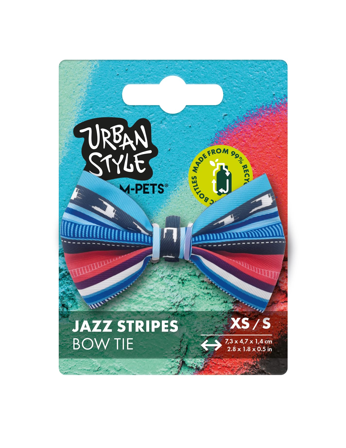 M-PETS URBAN STYLE JAZZ STRIPES PAPYON (XS-S)