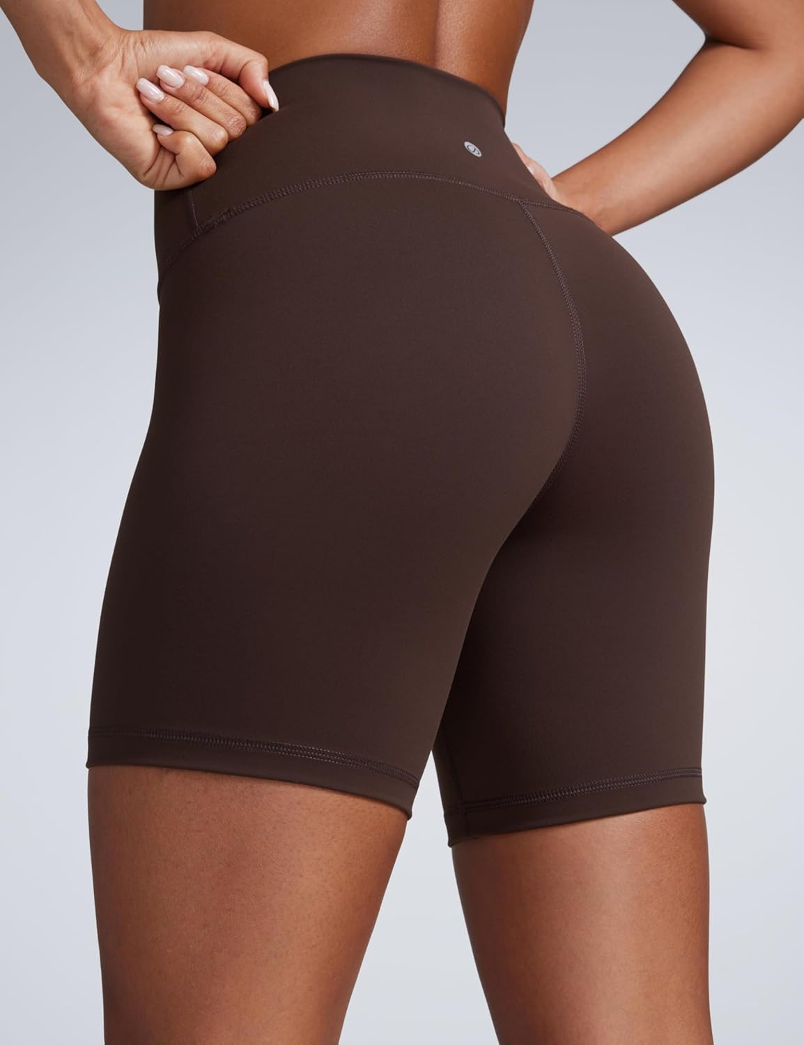 CRZ YOGA Butterbreeze Athletic Biker Shorts 6'' - High Waisted Workout Gym Volleyball Running Yoga Tummy Control Womens - Image 2