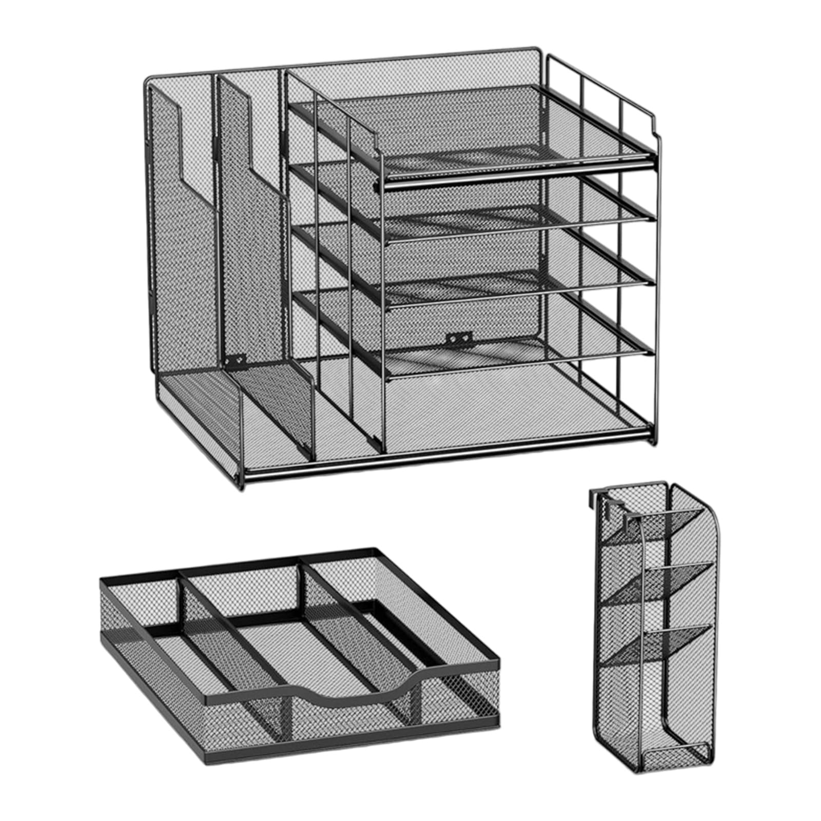 Multiple Tiers Paper Storage Letter Tray File Holders Desk Filing Tray Offices Accessories Organizers Sorter Sorter Rack