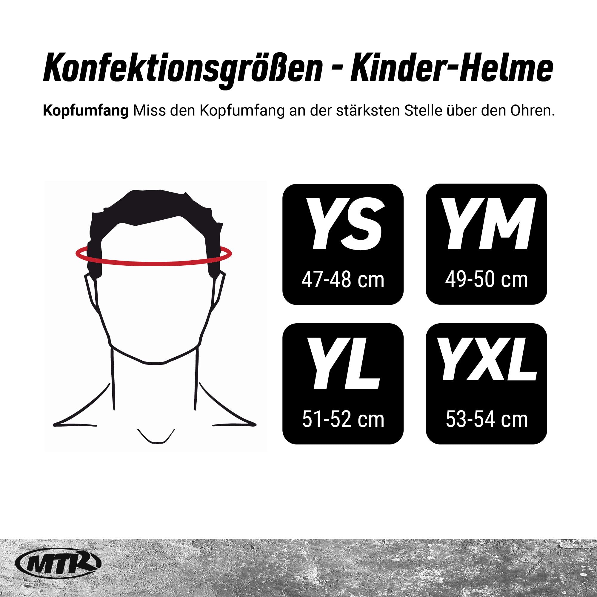 MTR S-12 Kids Evo Motorradhelm Kinder, Kinderhelm Motorrad ECE 22.06 Zertifiziert - Maximale Verkehrssicherheit, Robuster & Leiser Kinder Motorradhelm, Ratschenverschluss, Klares Visier, Schwarz