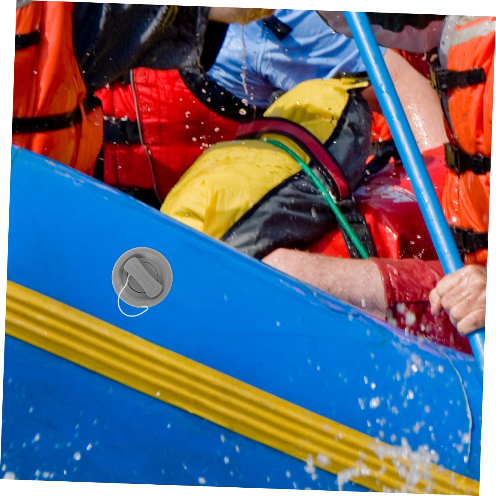 Gatuida Valvola Gonfiabile Multi Foro per Barche e Kayak Realizzata Resistente Facile Trasportare Design attività Nautiche