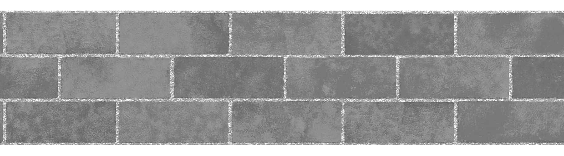 BHF FDB50028 Ceramica Stone Tile Kitchen and Bathroom Self Adhesive Border - Slate
