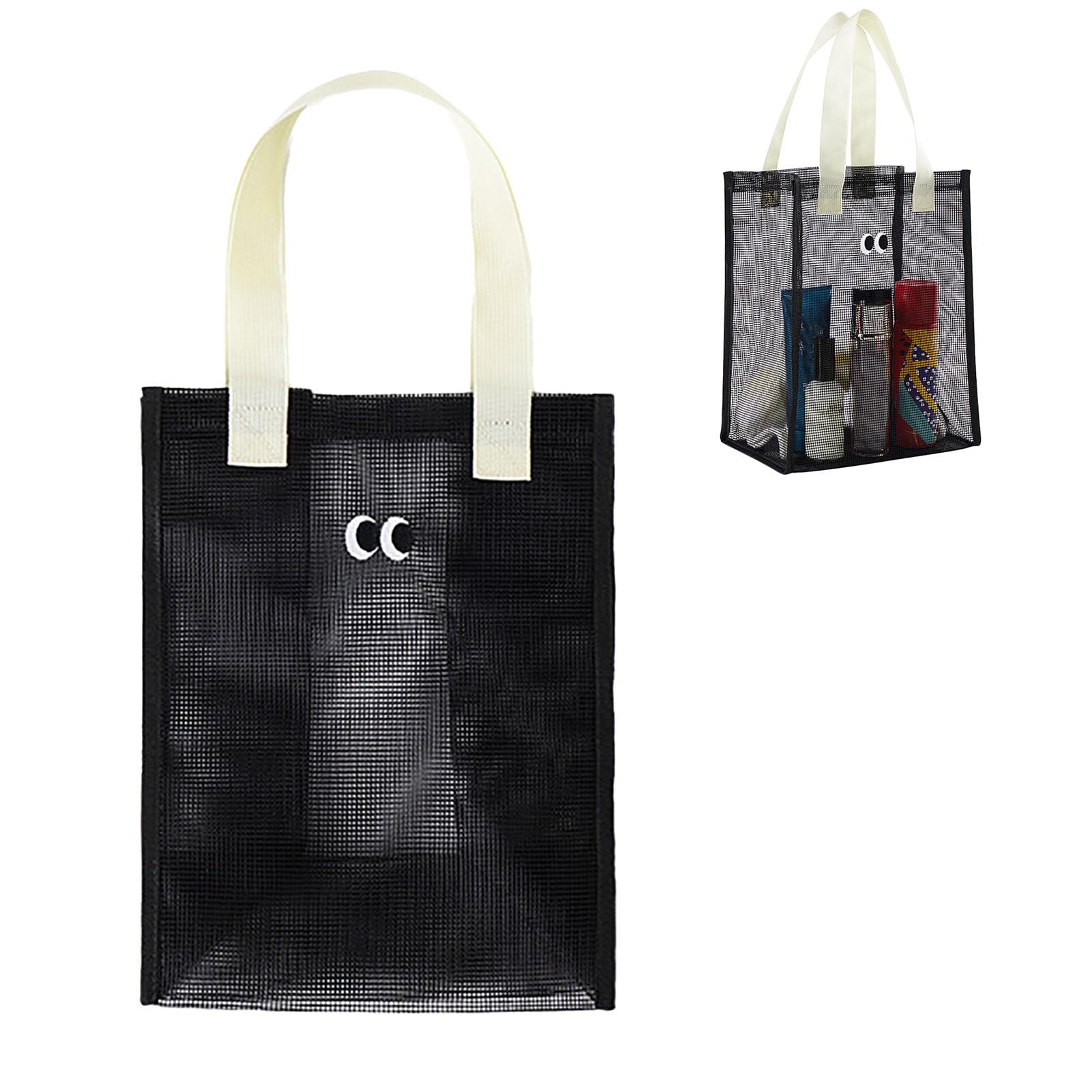 lvifloae Mesh Shower Caddy Portable Hanging Shower Caddy Quick Dry Shower Tote Bag for Bathroom Travel Toiletry Makeup