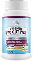 Vista 1 de Probiotic Pro Gut Vita - Fórmula probiótica y vitamínica para apoyar la salud intestinal, promueve la digestión saludable, la absorción