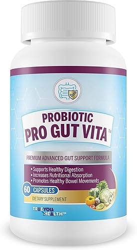 Probiotic Pro Gut Vita - Fórmula probiótica y vitamínica para apoyar la salud intestinal, promueve la digestión saludable, la absorción de