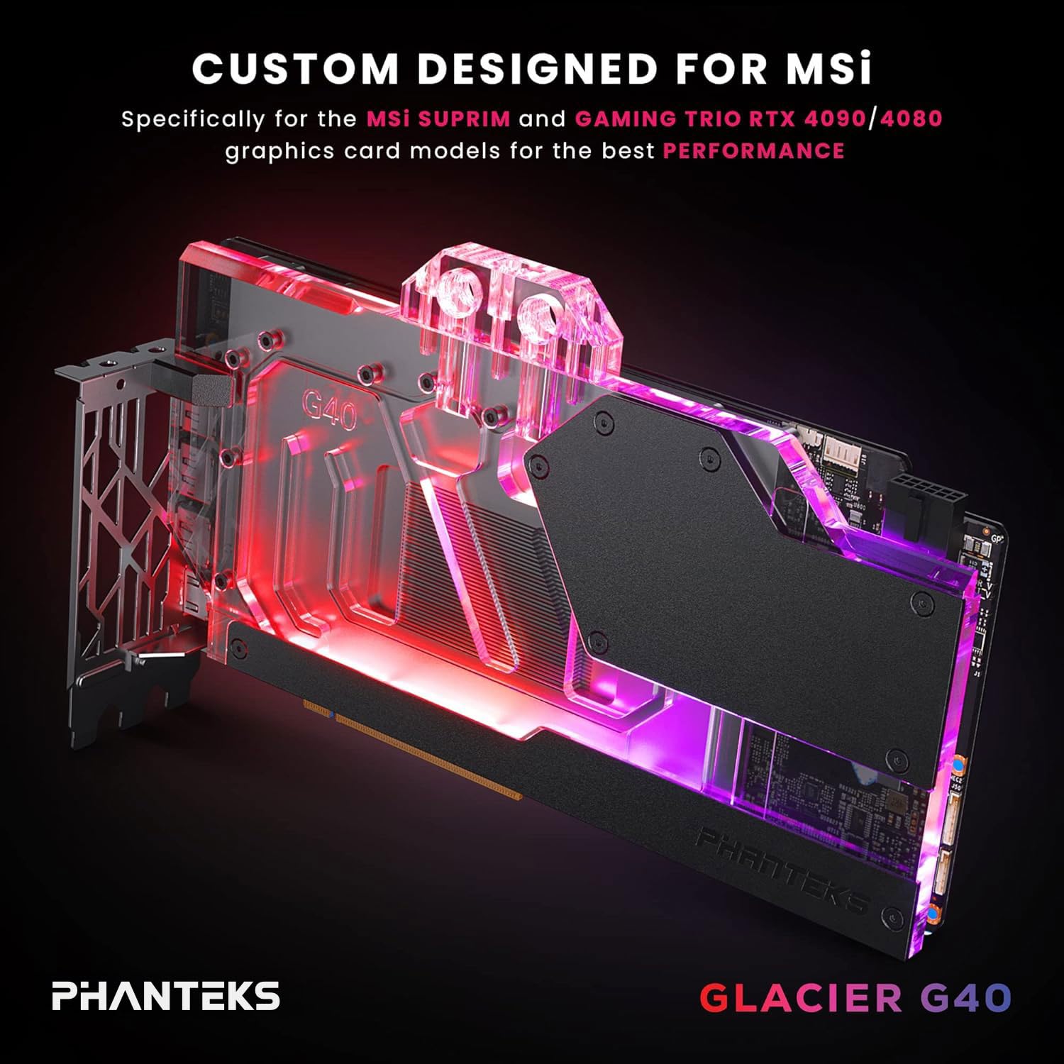 Amazon.com: Phanteks (PH-GB4090MS) Glacier G4090 MSI Water Block