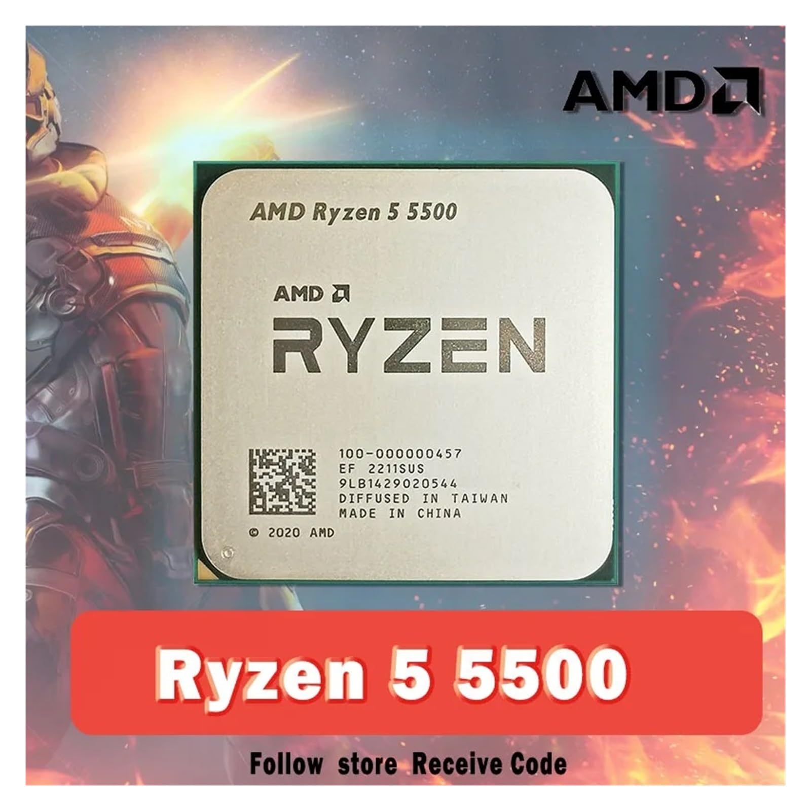 Amazon.in: Buy AMD Ryzen 5 5500 R5 5500 3.6 GHz 6-Core 12-Thread