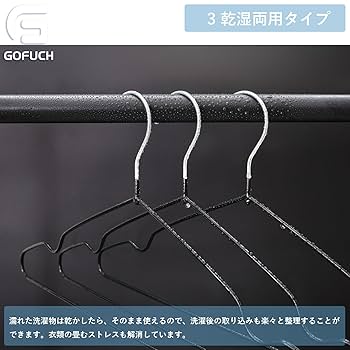 Amazon.co.jp: ハンガー 滑らない 30本組 すべらないハンガー