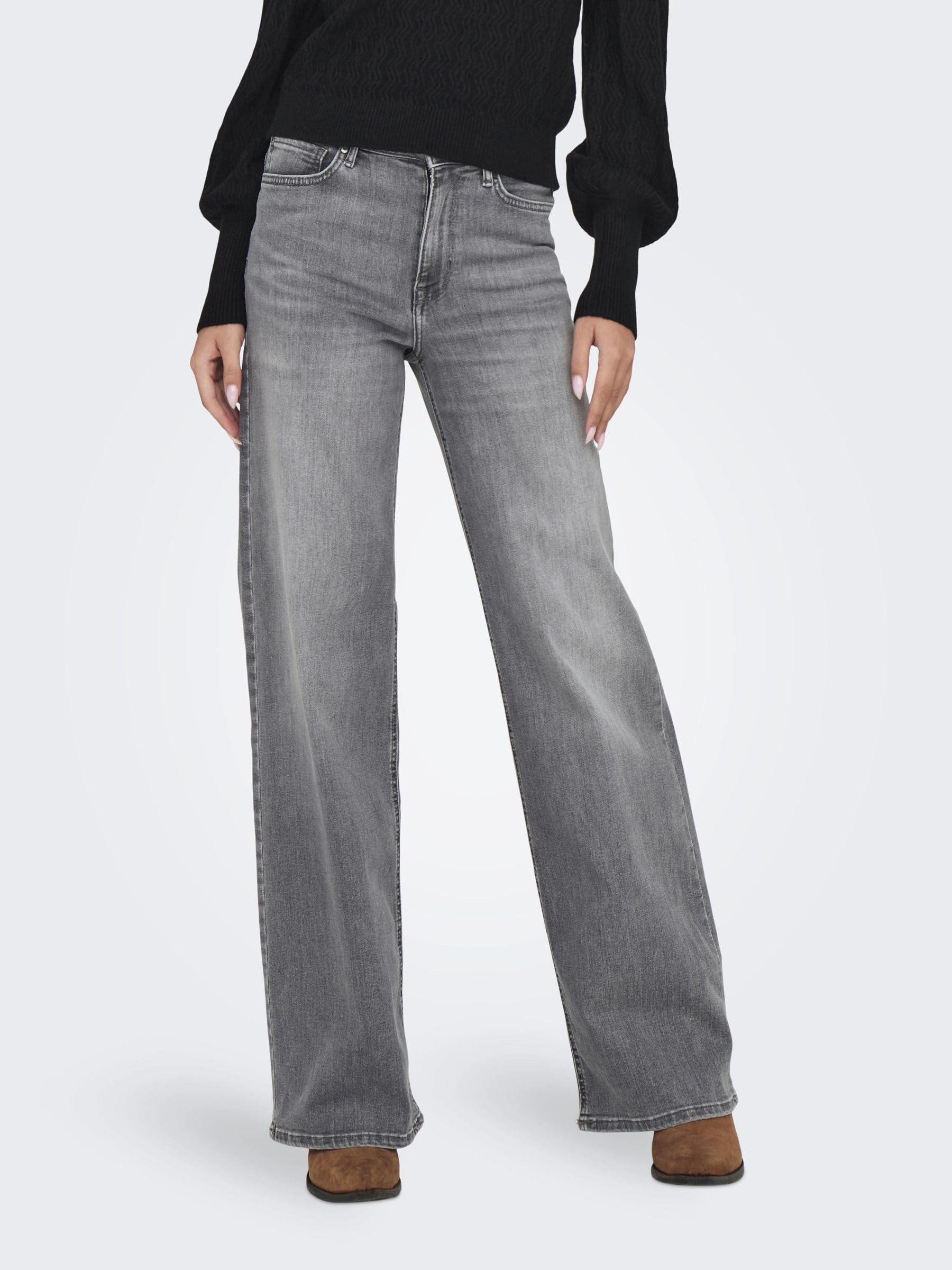 Only - Onlmadison Blush HW Wide DNM Cro Noos, Onlmadison Blush HW Wide DNM Cro Noos Donna