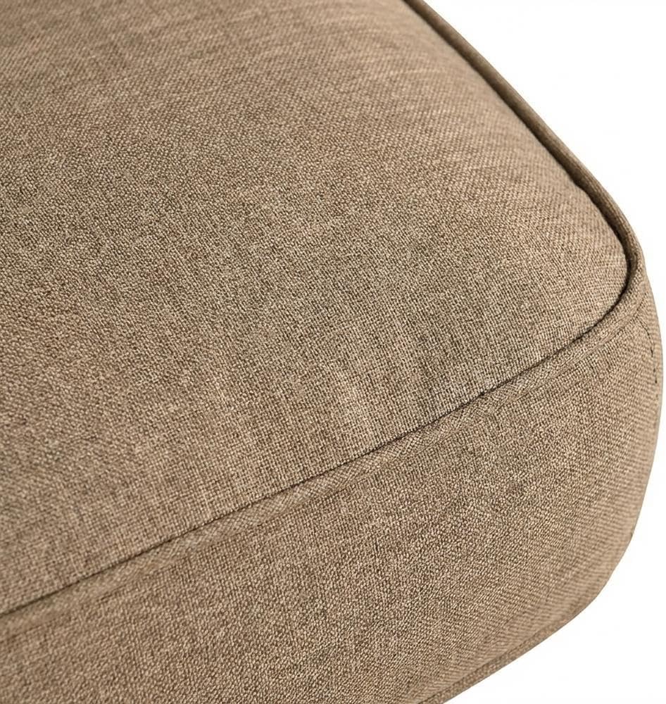 Starlight Canyon Home Orange Futons with Polyester Fabric, Sturdy Frame, 33-Inch Height, 82-Inch Width, 37-Inch Depth, Comfortable and Durable Home Seating