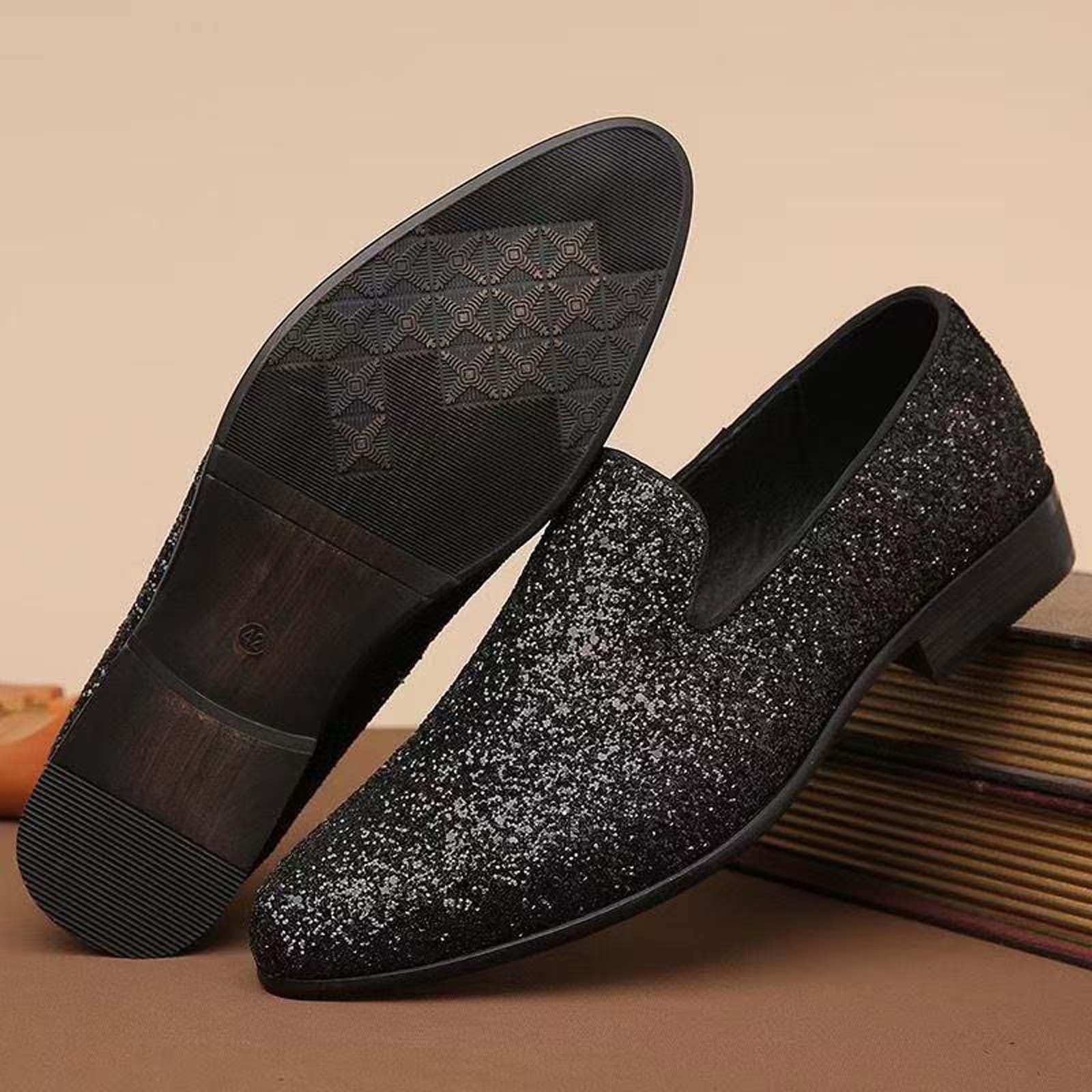 Zapatos Vestir Hombre Piel,MocasíN Informal con Adornos Elegantes para Uso Diario CóModo Y Moderno