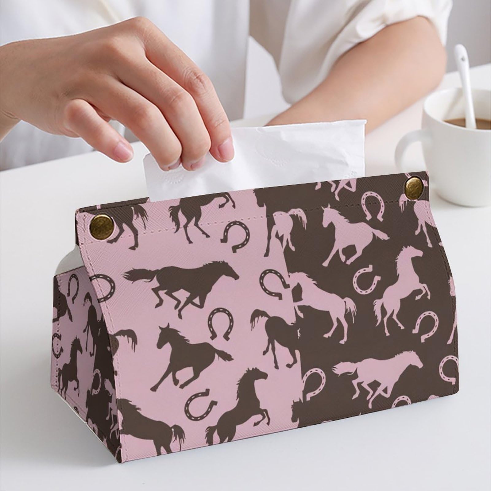 Amazon.co.jp: ティッシュケース 馬 馬柄 ウマ おしゃれ 北欧デザイン  