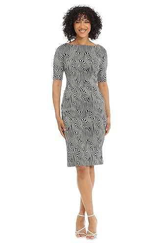 Women's Women's Dresses Sophisticated Arch Shoulder Sheath Career Workwear Office