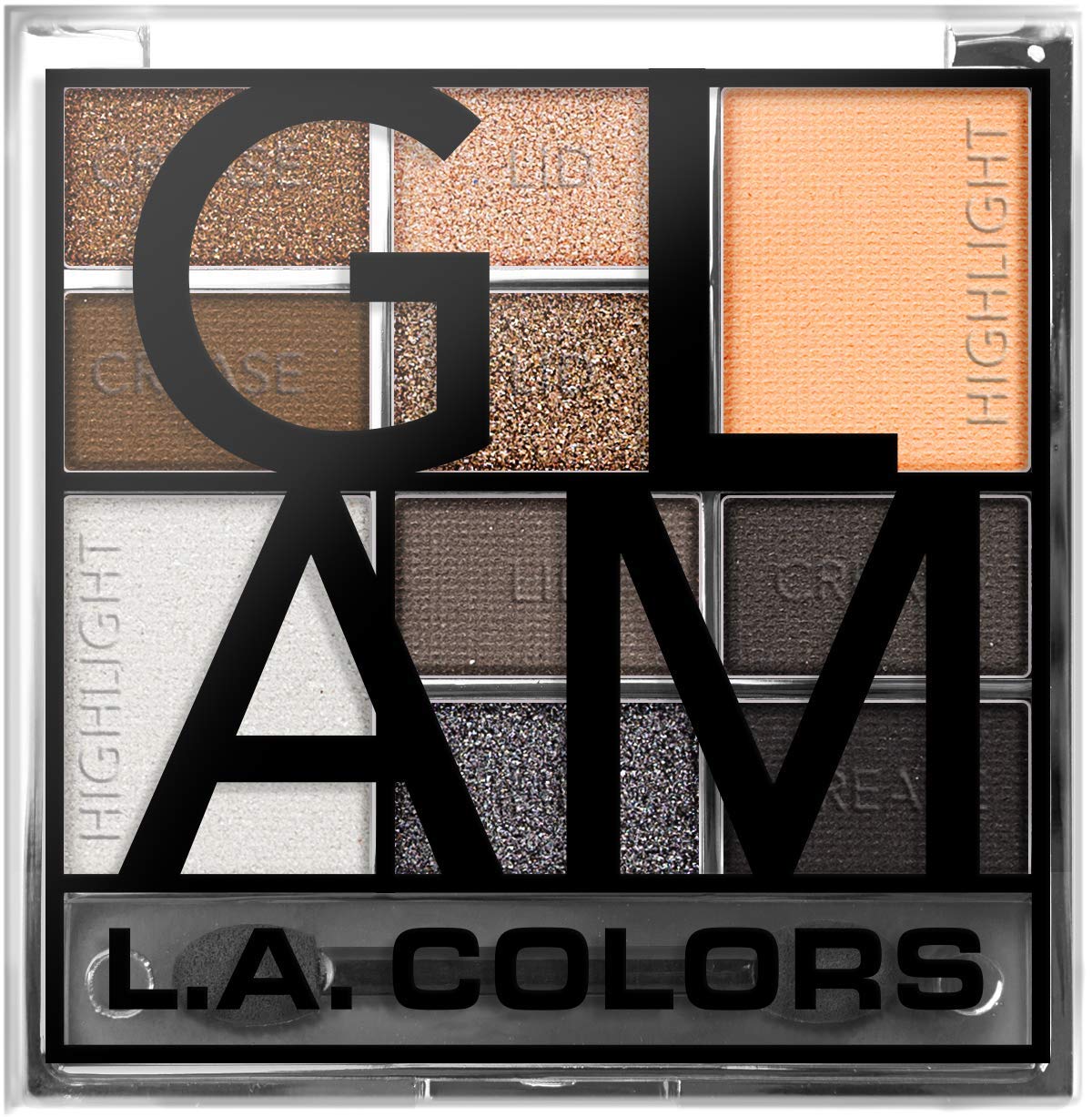 L.A. COLORS Color Block Eyeshadow, Glam CES137B