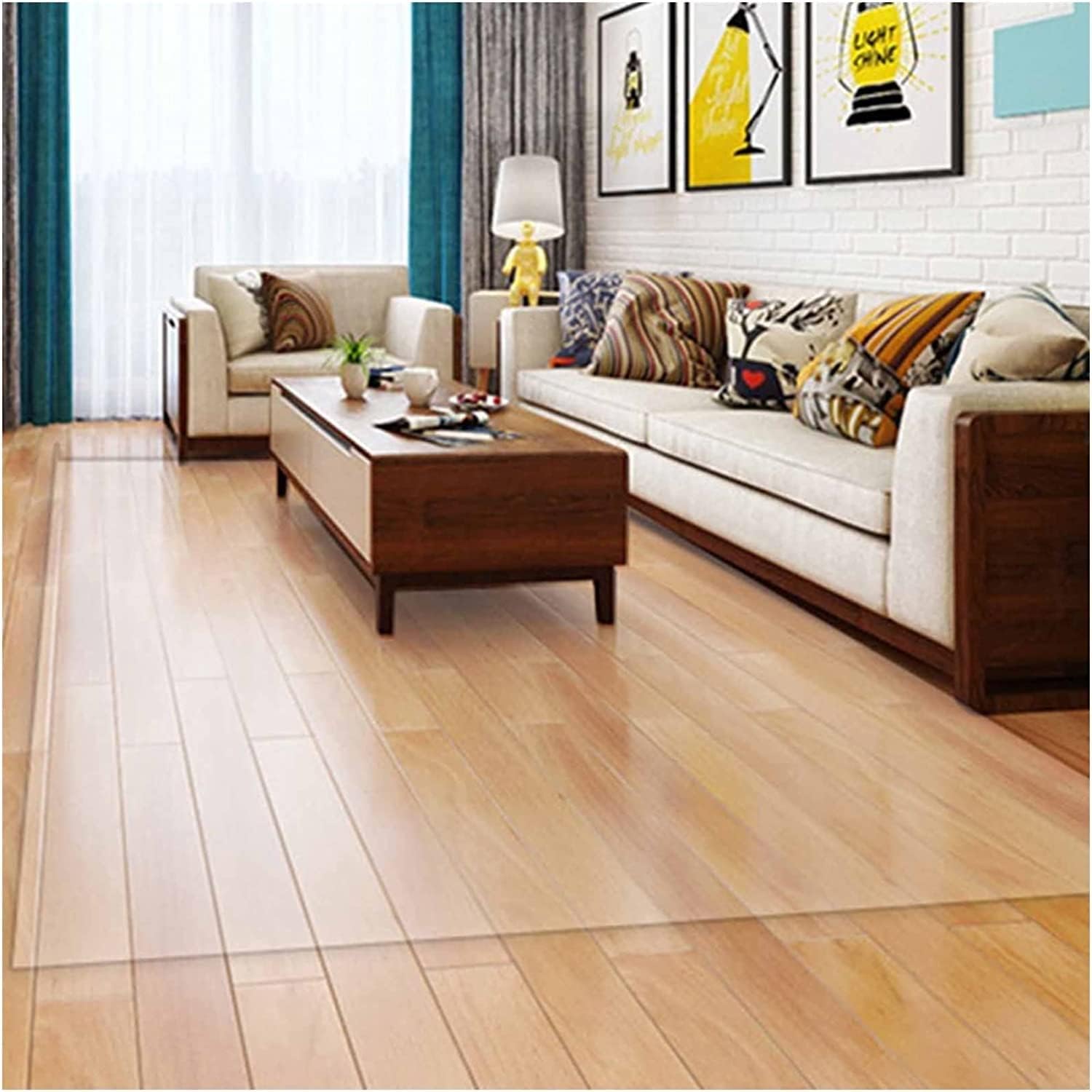 Chair Mats Clear Chair mat for Hard Floors, Clear PVC