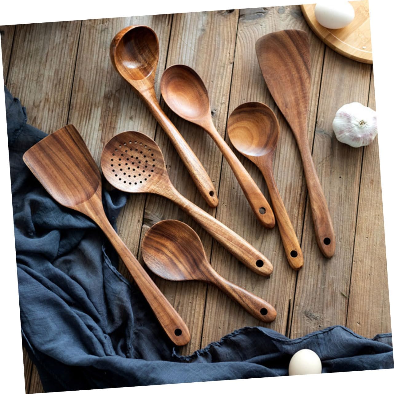 Cooking Tools Wooden Spatula Spoon Kitchen Supplies Wooden Spoons Compact Non-stick