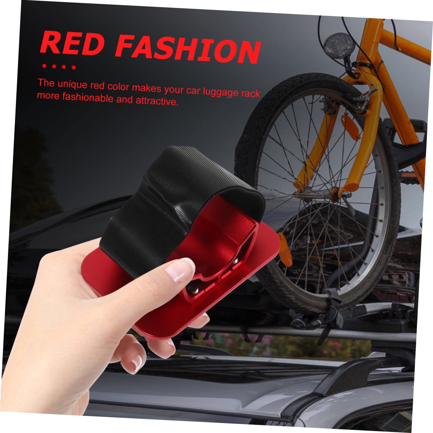 Supporto per Bicicletta Fissaggio Sicuro Ruota Posteriore per Portapacchi Auto Design Elegante e Facile Installazione Compatibile con Vari Modelli Bici Accattivante